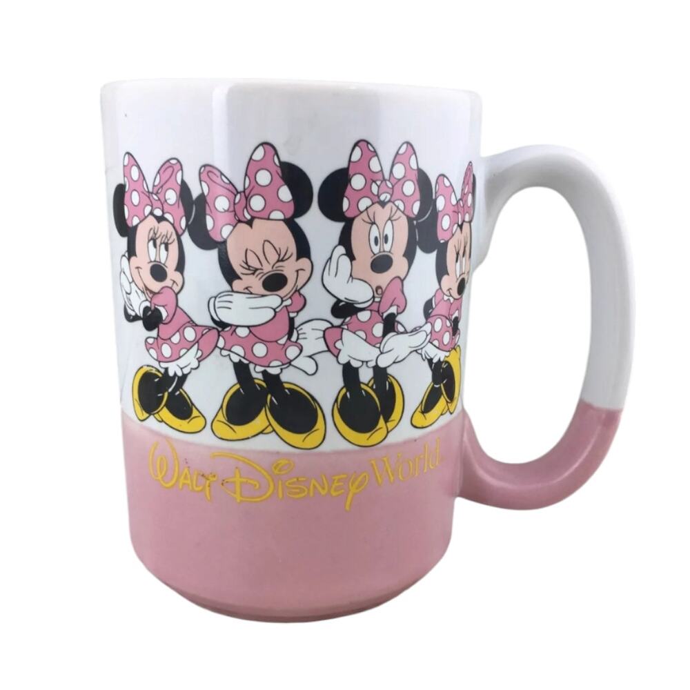 Walt Disney World Minnie Mouse Emotions Polka Dots Coffee Mug